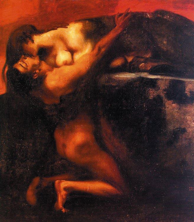 Franz von Stuck The Kiss of the Sphinx